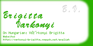 brigitta varkonyi business card